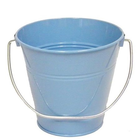 Italia ITALIA 10416 5.5 x 6 In. Light Blue Metal Bucket - 6 Pack 10416